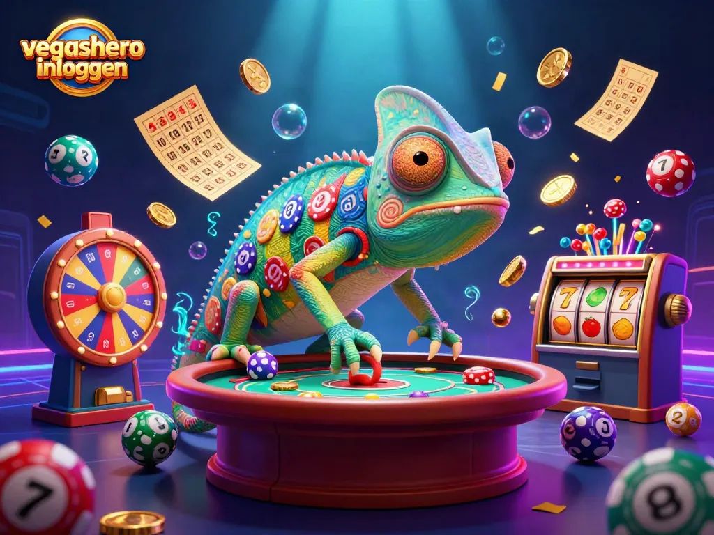 Experience thrilling vegashero inloggen action with vibrant gaming elements and a dynamic casino backdrop.